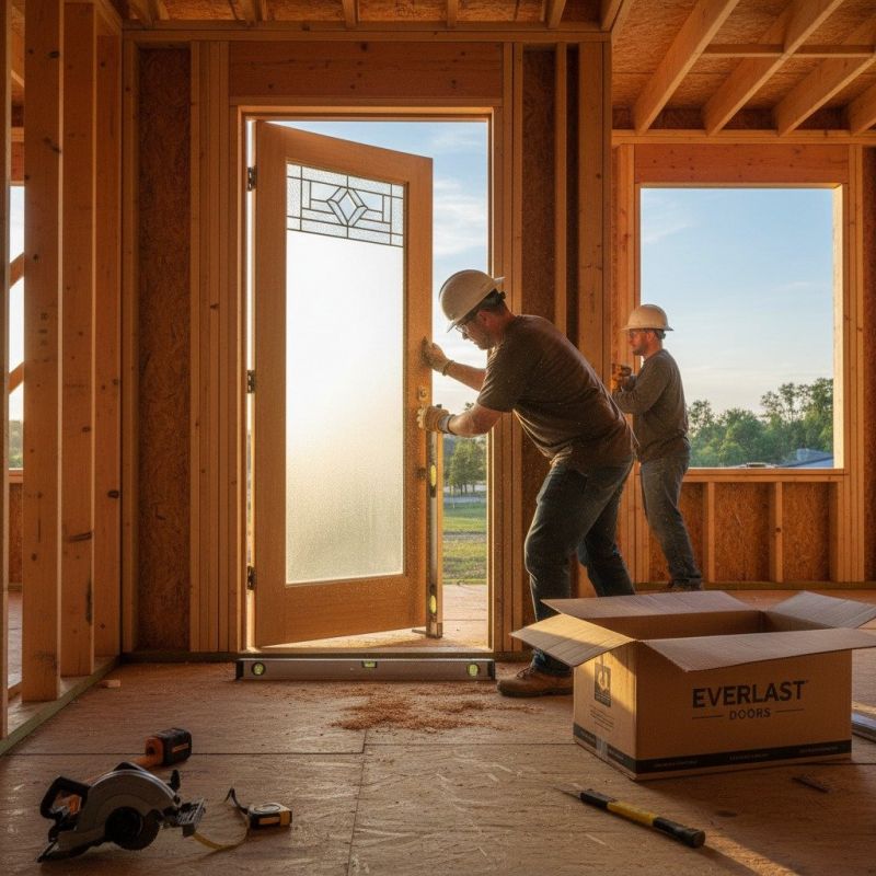 Fiberglass Door Installation